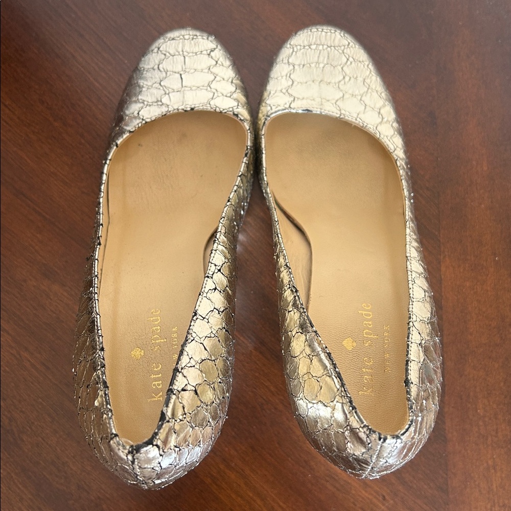 Kate Spade Karolina Python Embossed Leather Metal… - image 5